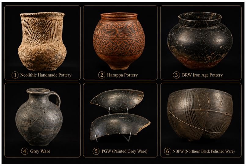 A Journey of Pottery in Indian History and Archaeology.